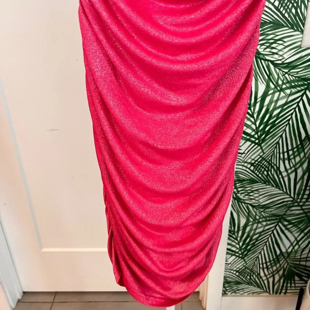 Superdown Jayden Ruched Mini Dress in Berry Size small NWOT - Picture 6 of 11